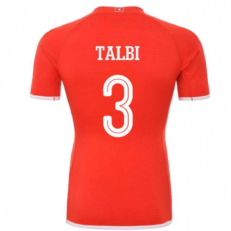 Kandiny Lapset Tunisian Montassar Talbi #3 Punainen Kotipaita 22-24 Lyhythihainen Paita T-paita