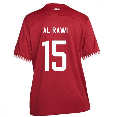 Kandiny Lapset Qatarin Bassam Al Rawi #15 Kastanjanruskea Kotipaita 22-24 Lyhythihainen Paita T-paita