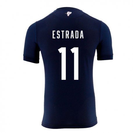 Kandiny Lapset Ecuadorin Michael Estrada #11 Laivastonsininen Vieraspaita 22-24 Lyhythihainen Paita T-paita