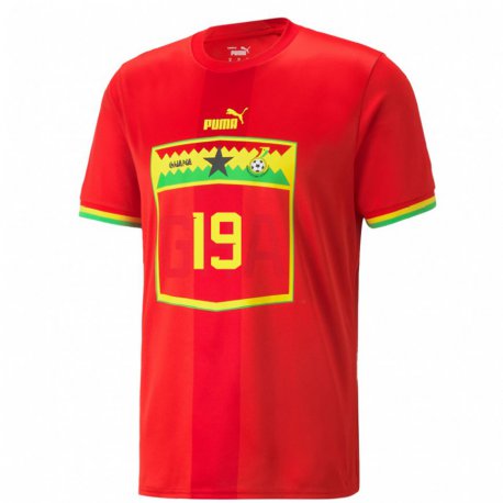 Kandiny Lapset Ghanan Inaki Williams #19 Punainen Vieraspaita 22-24 Lyhythihainen Paita T-paita