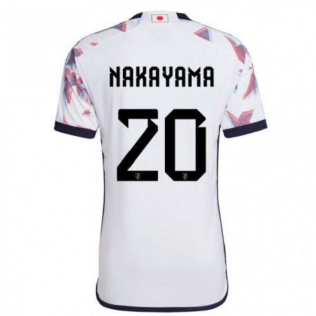 Kandiny Lapset Japanin Yuta Nakayama #20 Valkoinen Vieraspaita 22-24 Lyhythihainen Paita T-paita