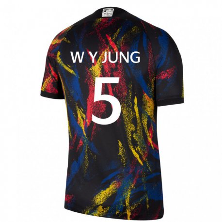 Kandiny Lapset Etelä-korean Woo-young Jung #5 Monivärinen Vieraspaita 22-24 Lyhythihainen Paita T-paita