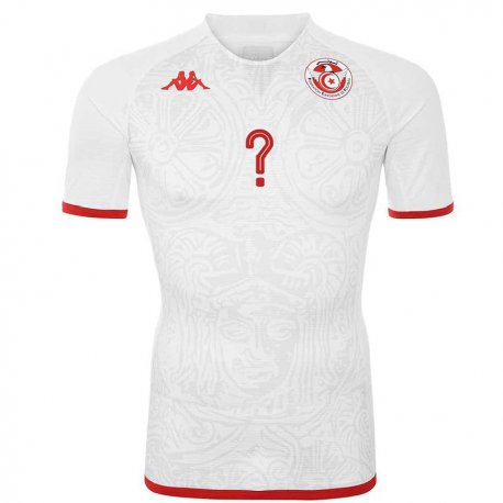 Kandiny Lapset Tunisian Nimesi #0 Valkoinen Vieraspaita 22-24 Lyhythihainen Paita T-paita