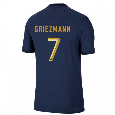 Kandiny Miesten Ranskan Antoine Griezmann #7 Laivastonsininen Kotipaita 22-24 Lyhythihainen Paita T-paita