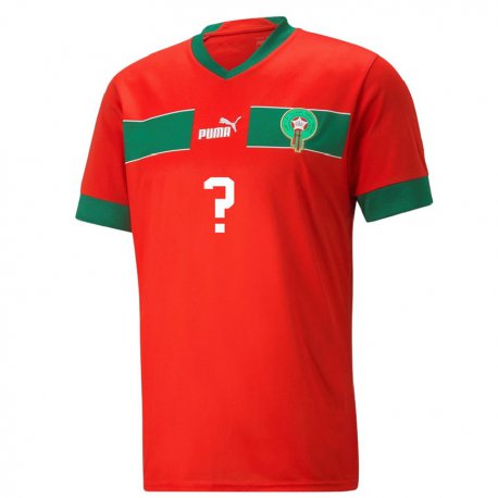 Kandiny Miesten Marokon Nimesi #0 Punainen Kotipaita 22-24 Lyhythihainen Paita T-paita