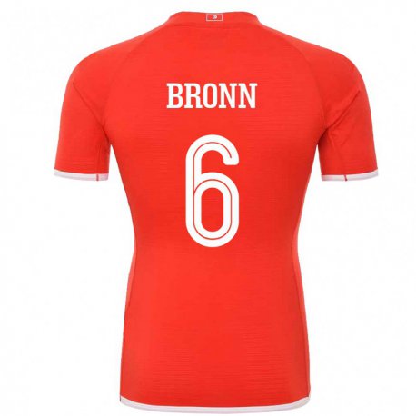 Kandiny Miesten Tunisian Dylan Bronn #6 Punainen Kotipaita 22-24 Lyhythihainen Paita T-paita