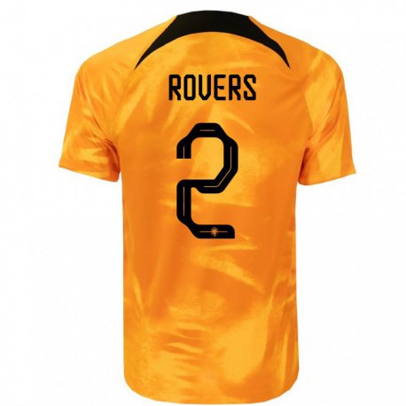 Kandiny Lapset Alankomaiden Bram Rovers #2 Laseroranssi Kotipaita 22-24 Lyhythihainen Paita T-paita