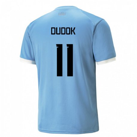 Kandiny Lapset Uruguayn Rodrigo Dudok #11 Sininen Kotipaita 22-24 Lyhythihainen Paita T-paita