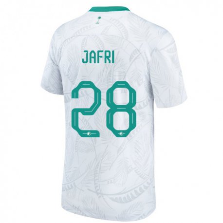 Kandiny Lapset Saudi-arabian Farah Jafri #28 Valkoinen Kotipaita 22-24 Lyhythihainen Paita T-paita
