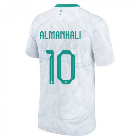 Kandiny Lapset Saudi-arabian Suwailem Almanhali #10 Valkoinen Kotipaita 22-24 Lyhythihainen Paita T-paita
