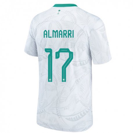 Kandiny Lapset Saudi-arabian Mohammed Almarri #17 Valkoinen Kotipaita 22-24 Lyhythihainen Paita T-paita