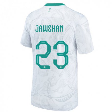 Kandiny Lapset Saudi-arabian Yazeed Jawshan #23 Valkoinen Kotipaita 22-24 Lyhythihainen Paita T-paita
