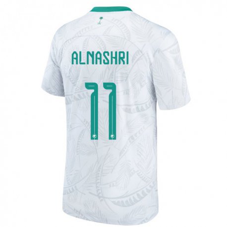 Kandiny Lapset Saudi-arabian Awad Alnashri #11 Valkoinen Kotipaita 22-24 Lyhythihainen Paita T-paita
