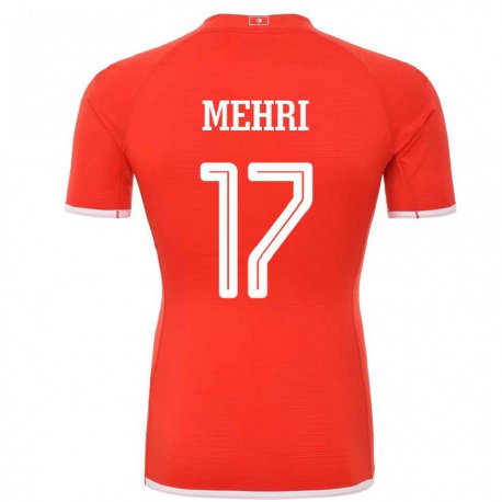 Kandiny Lapset Tunisian Malek Mehri #17 Punainen Kotipaita 22-24 Lyhythihainen Paita T-paita