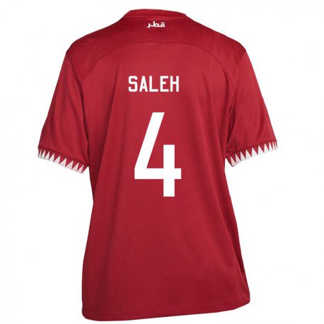Kandiny Lapset Qatarin Hagar Saleh #4 Kastanjanruskea Kotipaita 22-24 Lyhythihainen Paita T-paita