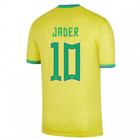 Kandiny Lapset Brasilian Jader #10 Keltainen Kotipaita 22-24 Lyhythihainen Paita T-paita