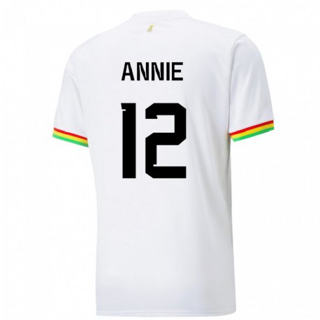 Kandiny Lapset Ghanan Henrietta Annie #12 Valkoinen Kotipaita 22-24 Lyhythihainen Paita T-paita