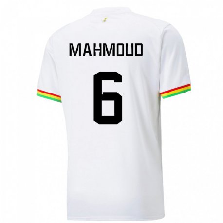 Kandiny Lapset Ghanan Mohaison Mahmoud #6 Valkoinen Kotipaita 22-24 Lyhythihainen Paita T-paita