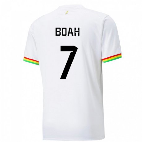 Kandiny Lapset Ghanan Collins Boah #7 Valkoinen Kotipaita 22-24 Lyhythihainen Paita T-paita