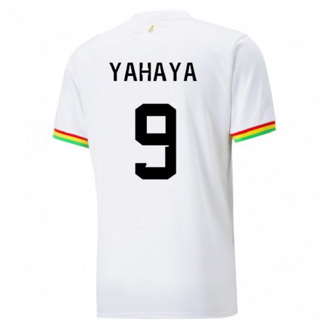 Kandiny Lapset Ghanan Mohammed Yahaya #9 Valkoinen Kotipaita 22-24 Lyhythihainen Paita T-paita
