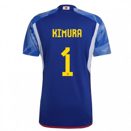 Kandiny Lapset Japanin Ryoya Kimura #1 Kuninkaallisen Sininen Kotipaita 22-24 Lyhythihainen Paita T-paita