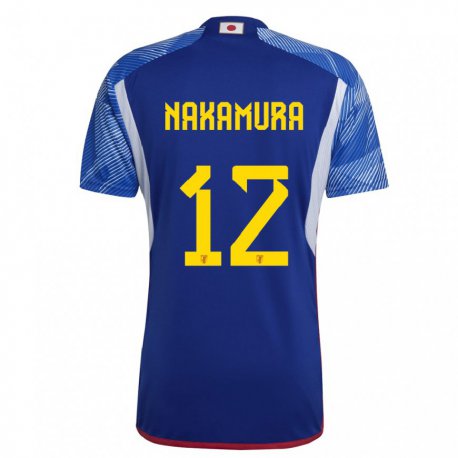 Kandiny Lapset Japanin Keisuke Nakamura #12 Kuninkaallisen Sininen Kotipaita 22-24 Lyhythihainen Paita T-paita