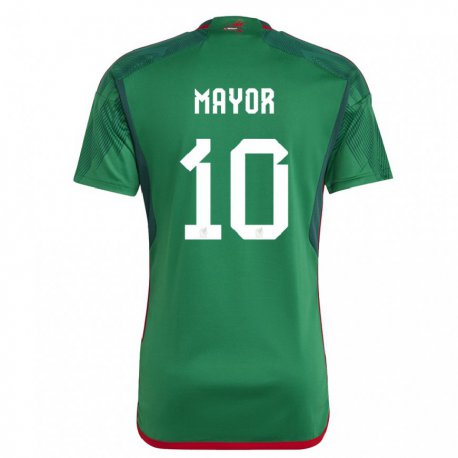 Kandiny Lapset Meksikon Stephany Mayor #10 Vihreä Kotipaita 22-24 Lyhythihainen Paita T-paita