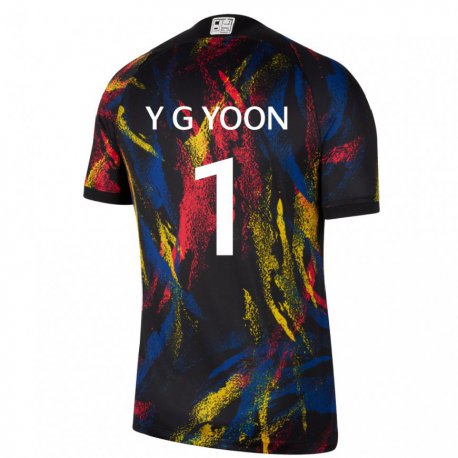 Kandiny Lapset Etelä-korean Yoon Young Geul #1 Monivärinen Vieraspaita 22-24 Lyhythihainen Paita T-paita