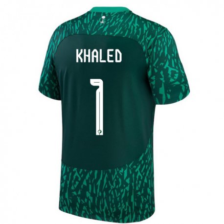 Kandiny Lapset Saudi-arabian Sarah Khaled #1 Dark Vihreä Vieraspaita 22-24 Lyhythihainen Paita T-paita