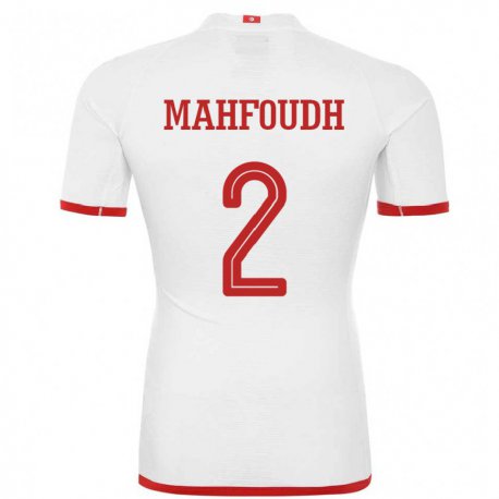 Kandiny Lapset Tunisian Dhikra Mahfoudh #2 Valkoinen Vieraspaita 22-24 Lyhythihainen Paita T-paita