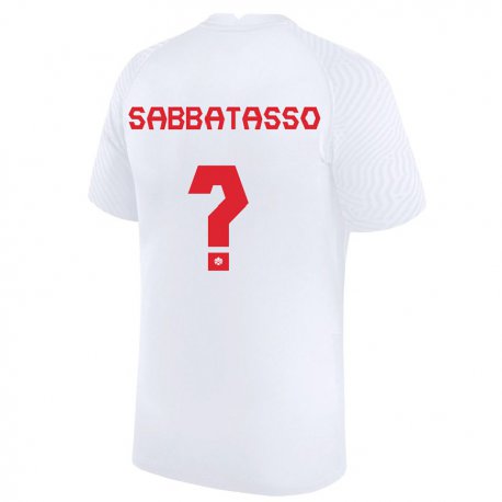 Kandiny Lapset Kanadan Jeronimo Sabbatasso #0 Valkoinen Vieraspaita 22-24 Lyhythihainen Paita T-paita