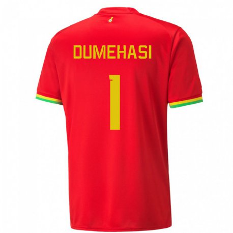 Kandiny Lapset Ghanan Fafali Dumehasi #1 Punainen Vieraspaita 22-24 Lyhythihainen Paita T-paita