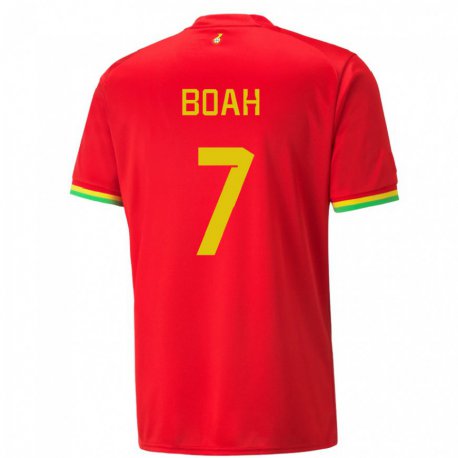 Kandiny Lapset Ghanan Collins Boah #7 Punainen Vieraspaita 22-24 Lyhythihainen Paita T-paita