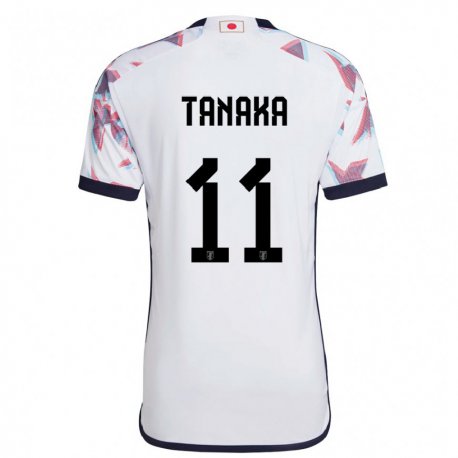 Kandiny Lapset Japanin Mina Tanaka #11 Valkoinen Vieraspaita 22-24 Lyhythihainen Paita T-paita