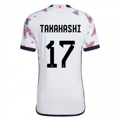Kandiny Lapset Japanin Hana Takahashi #17 Valkoinen Vieraspaita 22-24 Lyhythihainen Paita T-paita