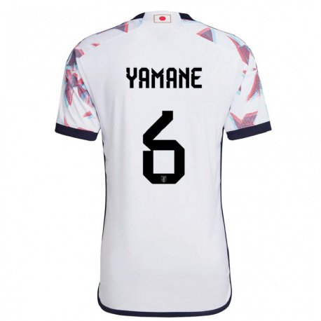 Kandiny Lapset Japanin Riku Yamane #6 Valkoinen Vieraspaita 22-24 Lyhythihainen Paita T-paita