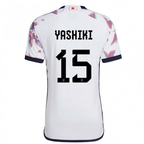 Kandiny Lapset Japanin Yusei Yashiki #15 Valkoinen Vieraspaita 22-24 Lyhythihainen Paita T-paita