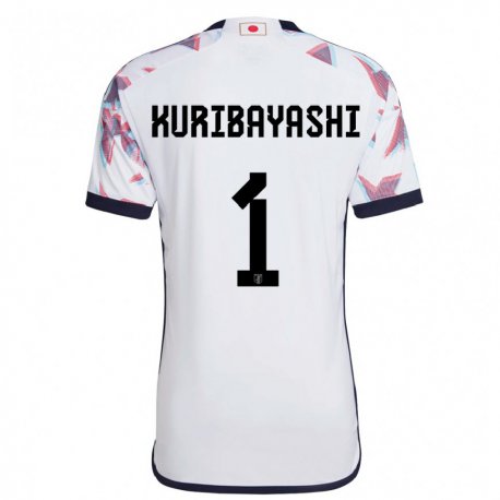 Kandiny Lapset Japanin Hayato Kuribayashi #1 Valkoinen Vieraspaita 22-24 Lyhythihainen Paita T-paita