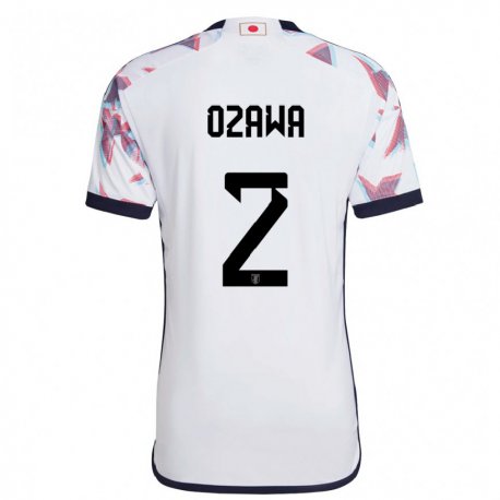 Kandiny Lapset Japanin Haruki Ozawa #2 Valkoinen Vieraspaita 22-24 Lyhythihainen Paita T-paita