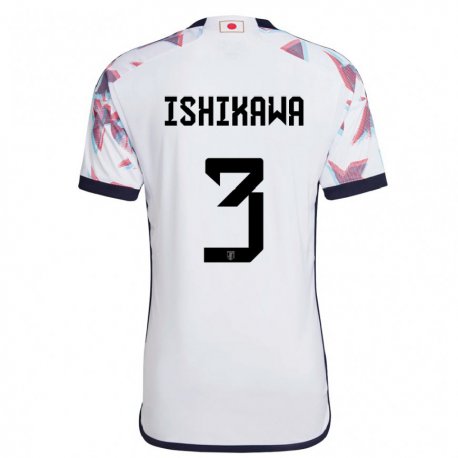 Kandiny Lapset Japanin Seita Ishikawa #3 Valkoinen Vieraspaita 22-24 Lyhythihainen Paita T-paita