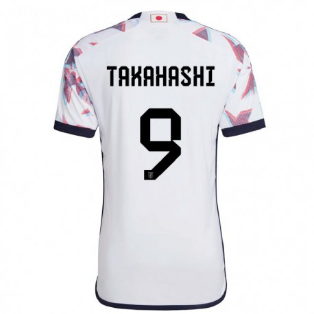 Kandiny Lapset Japanin Hikaru Takahashi #9 Valkoinen Vieraspaita 22-24 Lyhythihainen Paita T-paita