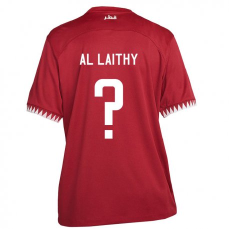 Kandiny Miesten Qatarin Shehab Al Laithy #0 Kastanjanruskea Kotipaita 22-24 Lyhythihainen Paita T-paita