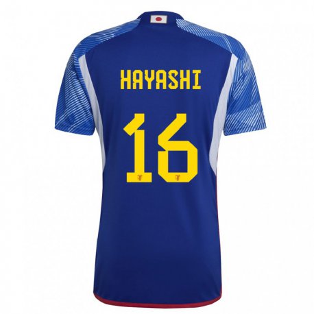 Kandiny Miesten Japanin Honoka Hayashi #16 Kuninkaallisen Sininen Kotipaita 22-24 Lyhythihainen Paita T-paita