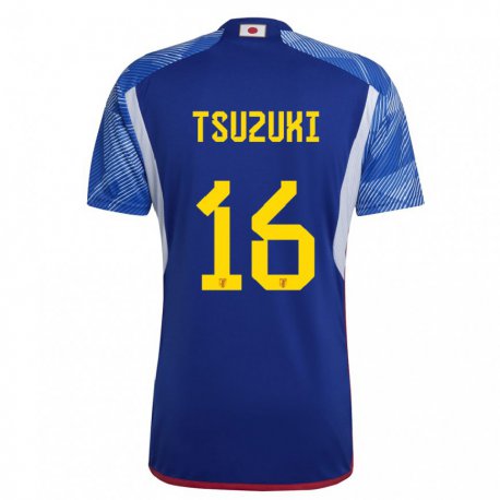 Kandiny Miesten Japanin Shunta Tsuzuki #16 Kuninkaallisen Sininen Kotipaita 22-24 Lyhythihainen Paita T-paita