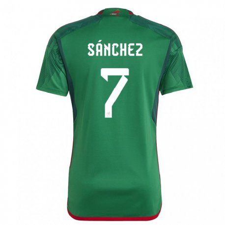 Kandiny Miesten Meksikon Maria Sanchez #7 Vihreä Kotipaita 22-24 Lyhythihainen Paita T-paita
