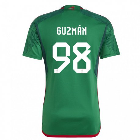 Kandiny Miesten Meksikon Kinberly Guzman #98 Vihreä Kotipaita 22-24 Lyhythihainen Paita T-paita