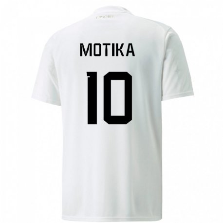 Kandiny Miesten Serbian Nemanja Motika #10 Valkoinen Vieraspaita 22-24 Lyhythihainen Paita T-paita
