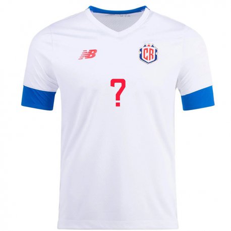 Kandiny Naisten Costa Rican Bradley Rodriguez #0 Valkoinen Vieraspaita 22-24 Lyhythihainen Paita T-paita