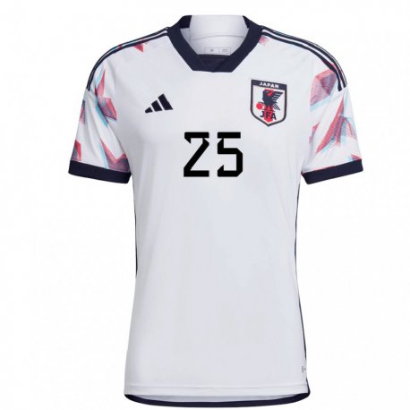 Kandiny Naisten Japanin Shinomi Koyama #25 Valkoinen Vieraspaita 22-24 Lyhythihainen Paita T-paita