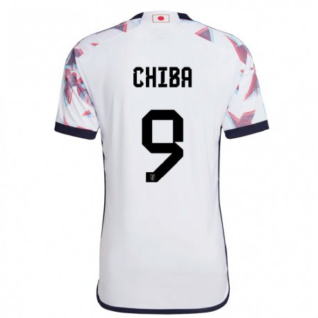 Kandiny Naisten Japanin Kanta Chiba #9 Valkoinen Vieraspaita 22-24 Lyhythihainen Paita T-paita
